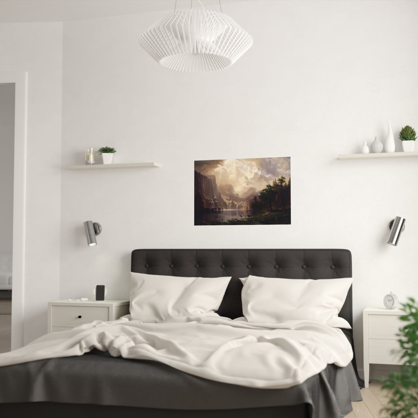 Albert Bierstadt's Among the Sierra Nevada, California - Poster