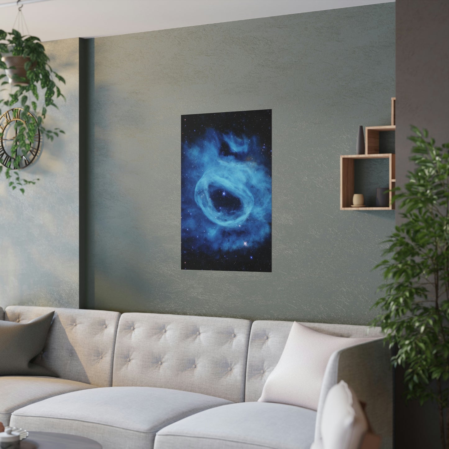 Blue Nebula - Poster