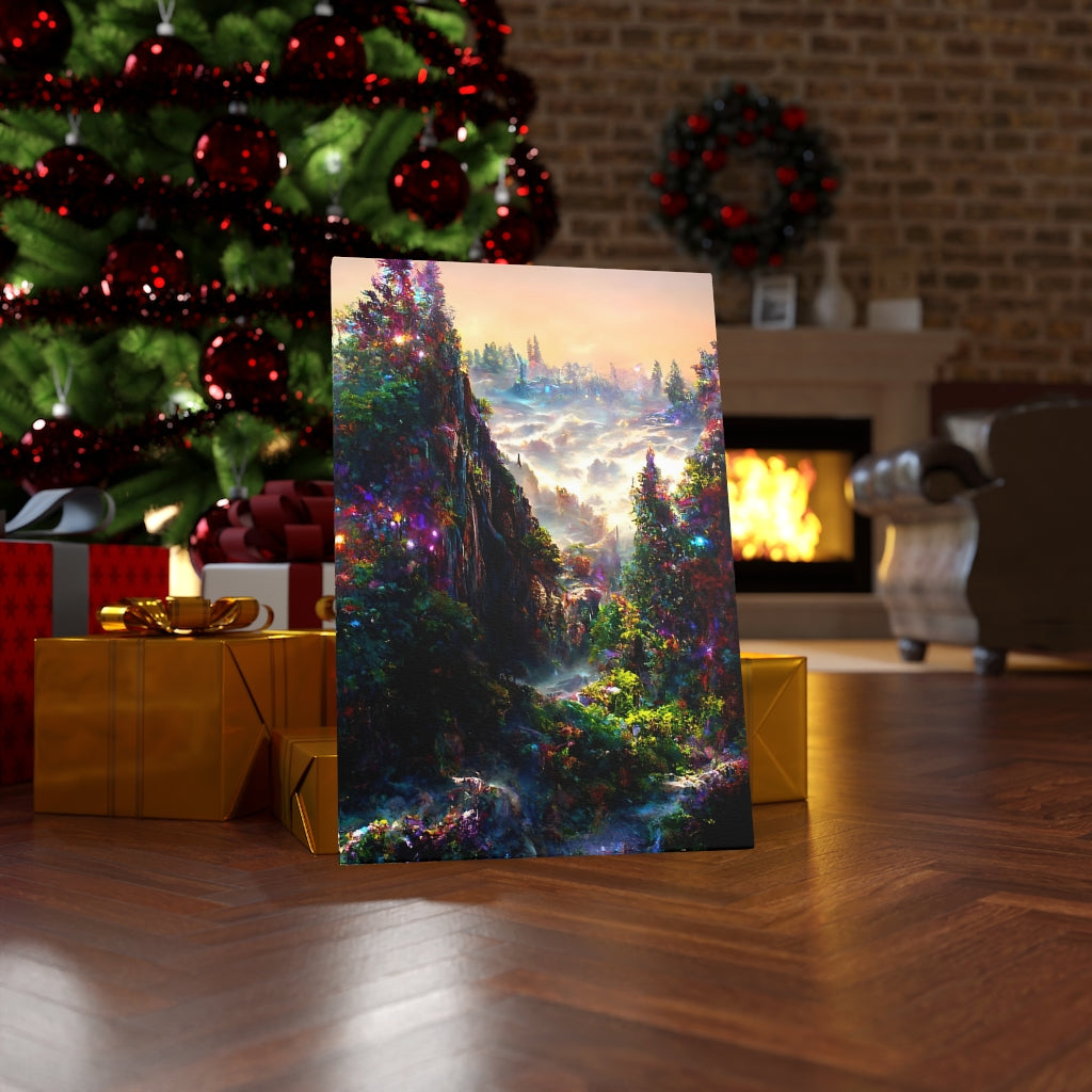 Rainbow Cliffs - Canvas