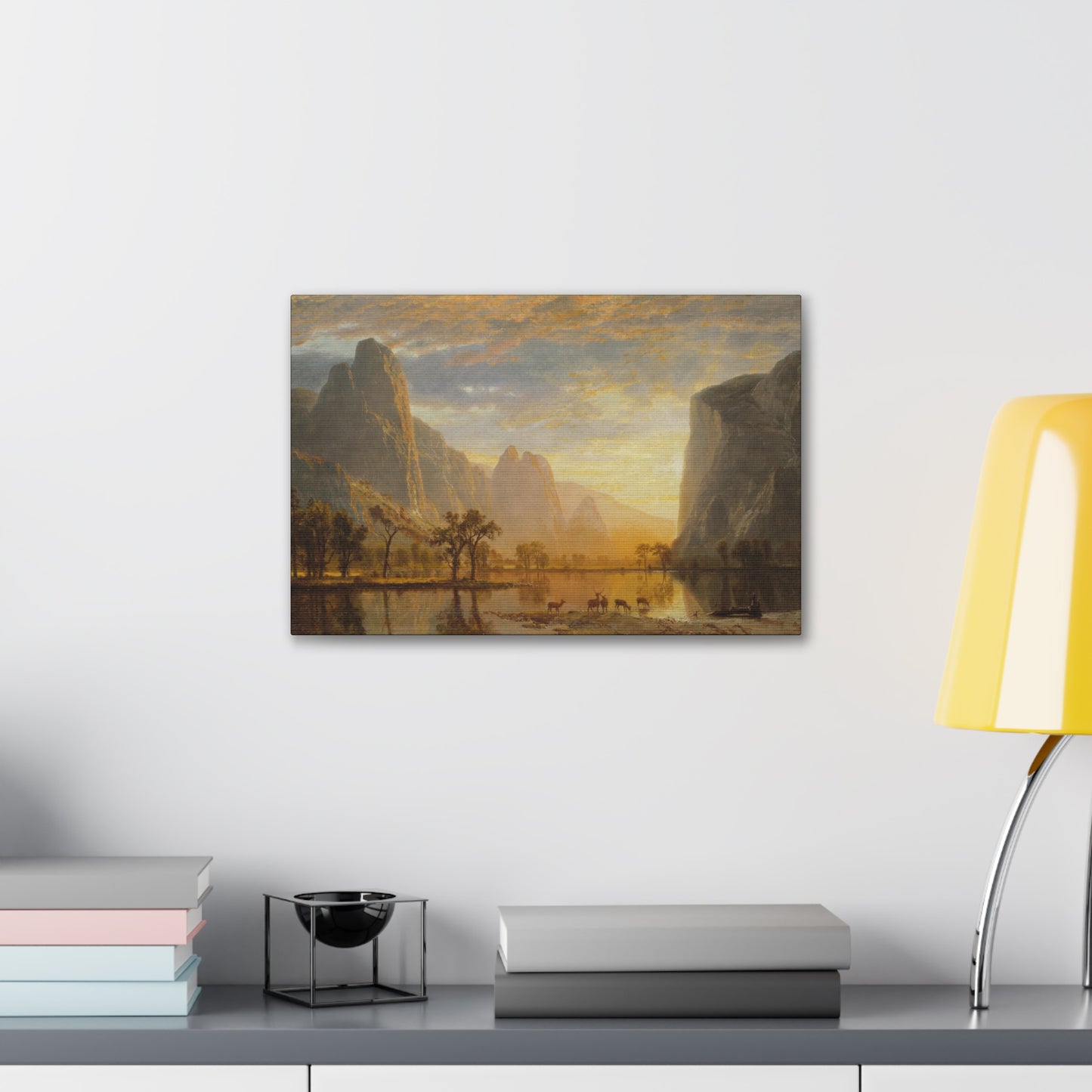 Albert Bierstadt's "Valley of the Yosemite" - Canvas