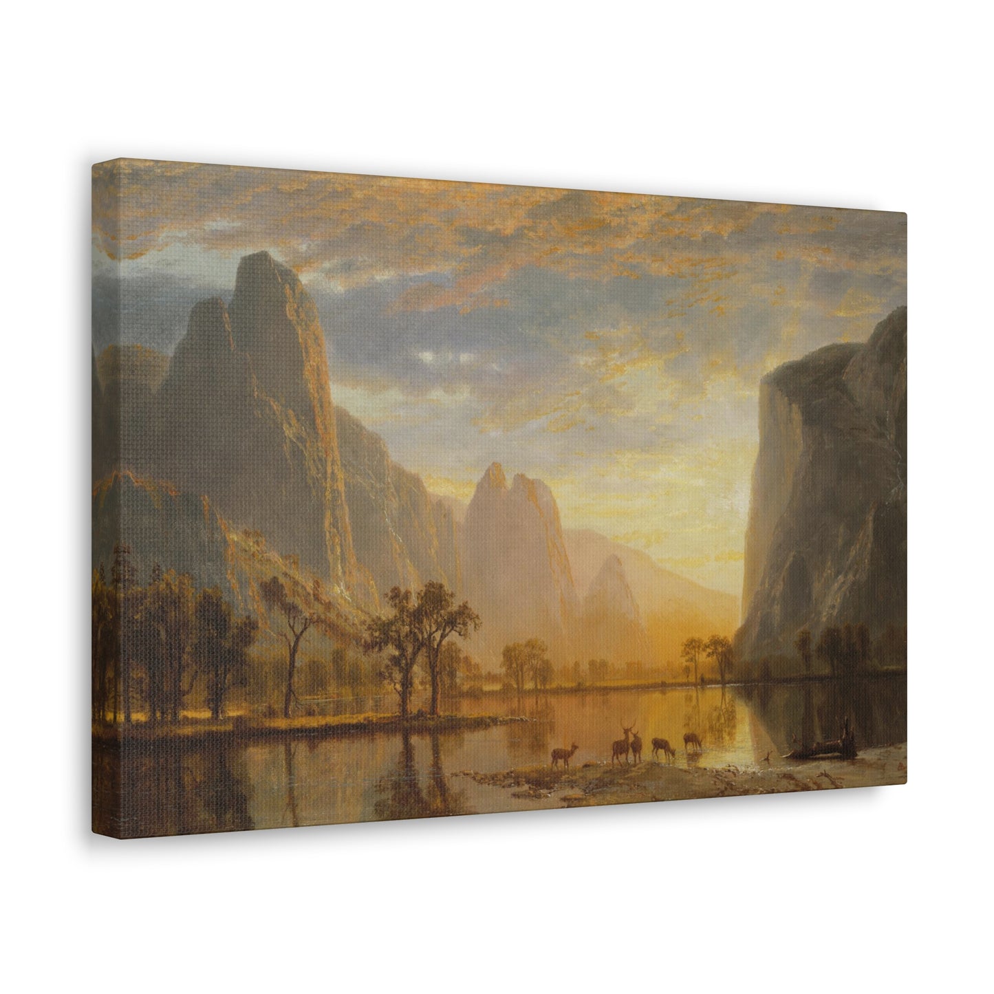 Albert Bierstadt's "Valley of the Yosemite" - Canvas