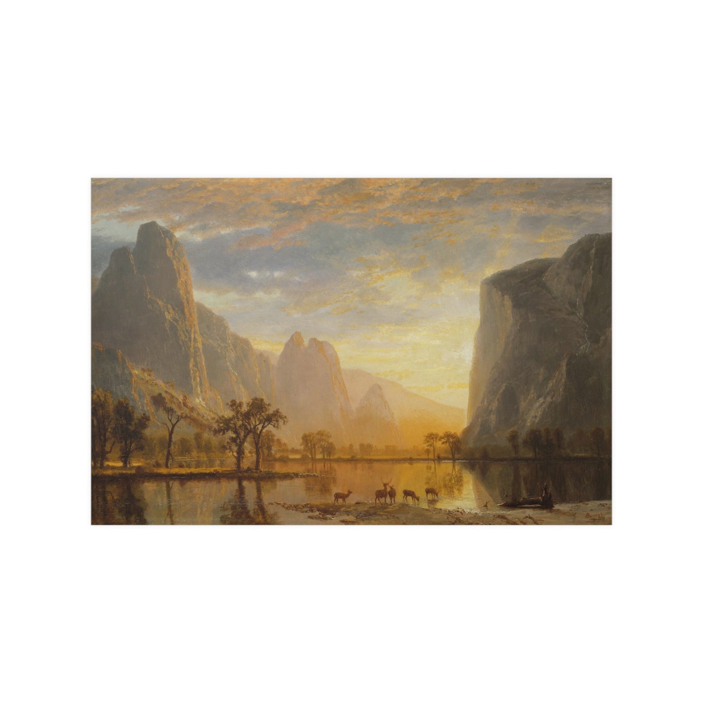 Albert Bierstadt's "Valley of the Yosemite" - Poster