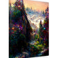 Rainbow Cliffs - Canvas