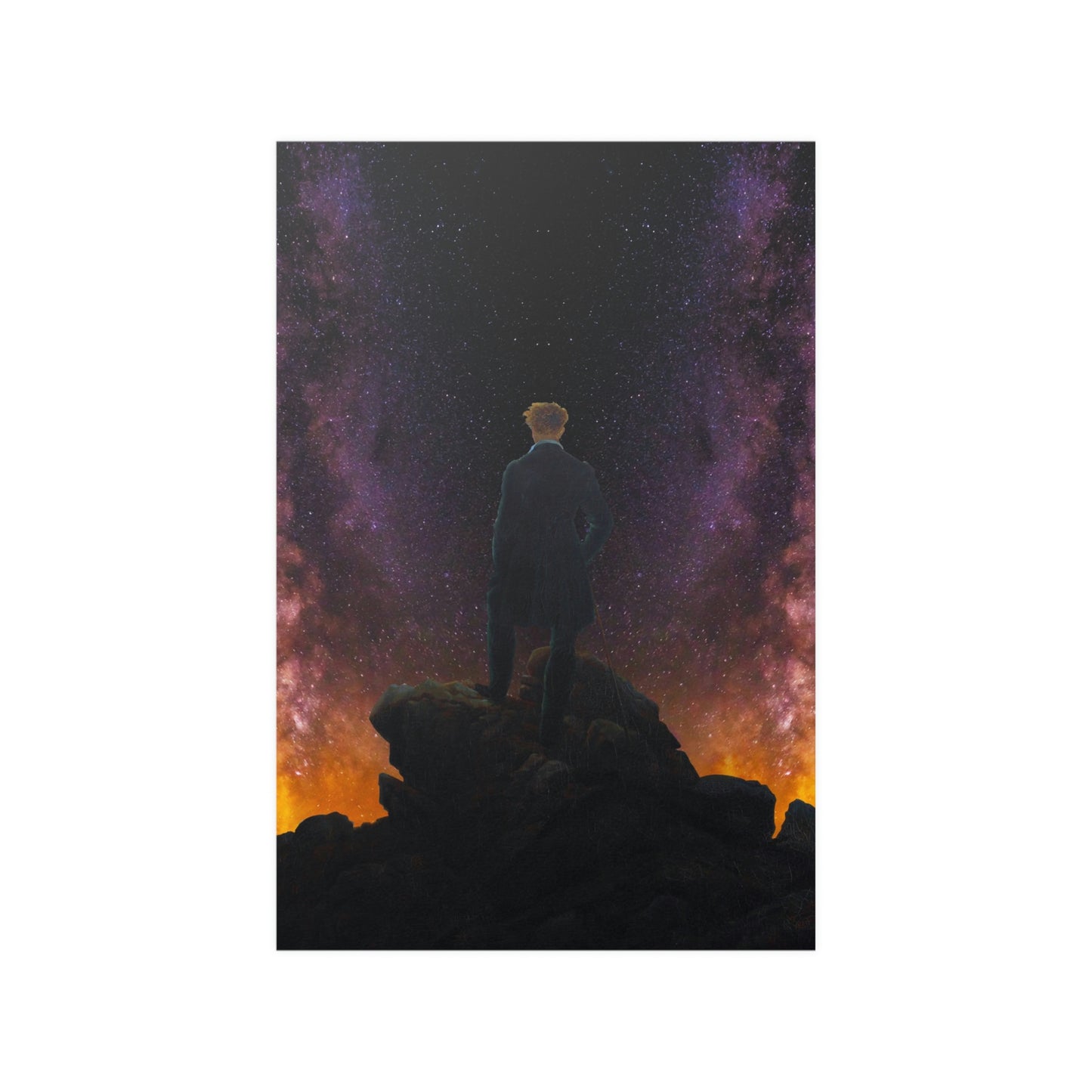 Wanderer Above a Sea of Stars - Poster