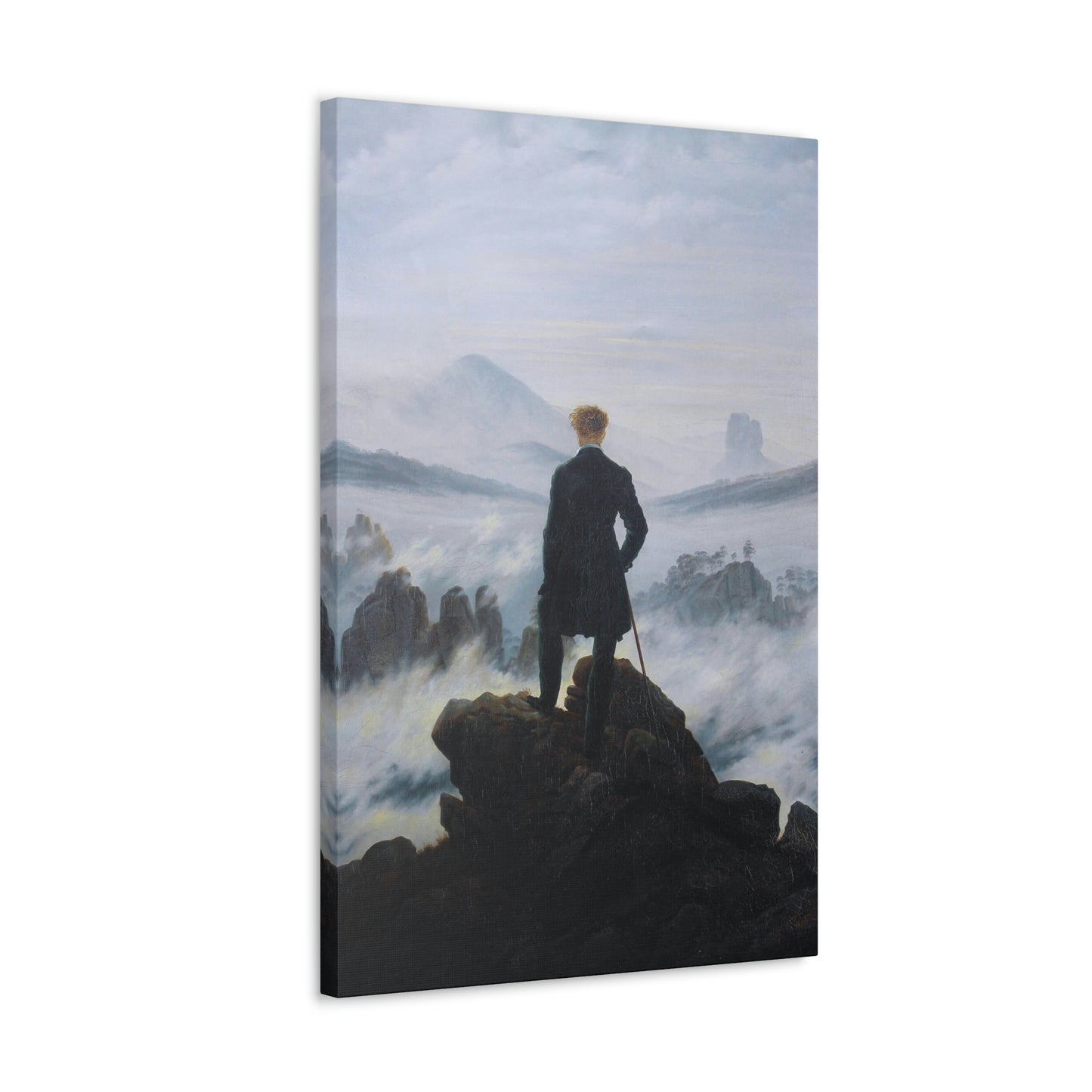 Wanderer Above a Sea of Fog -  Caspar David Friedrich