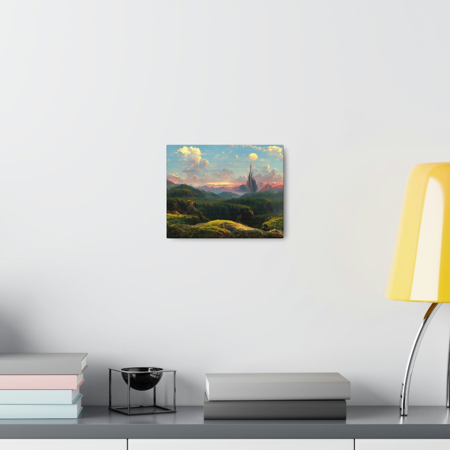 Sunset Behind an Impossible View - Canvas