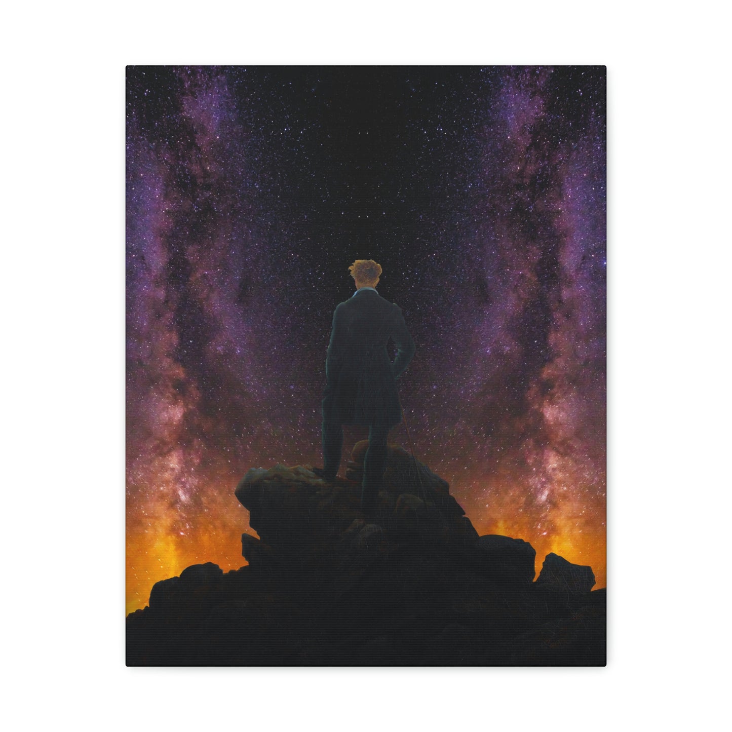 Wanderer Above a Sea of Stars - Canvas