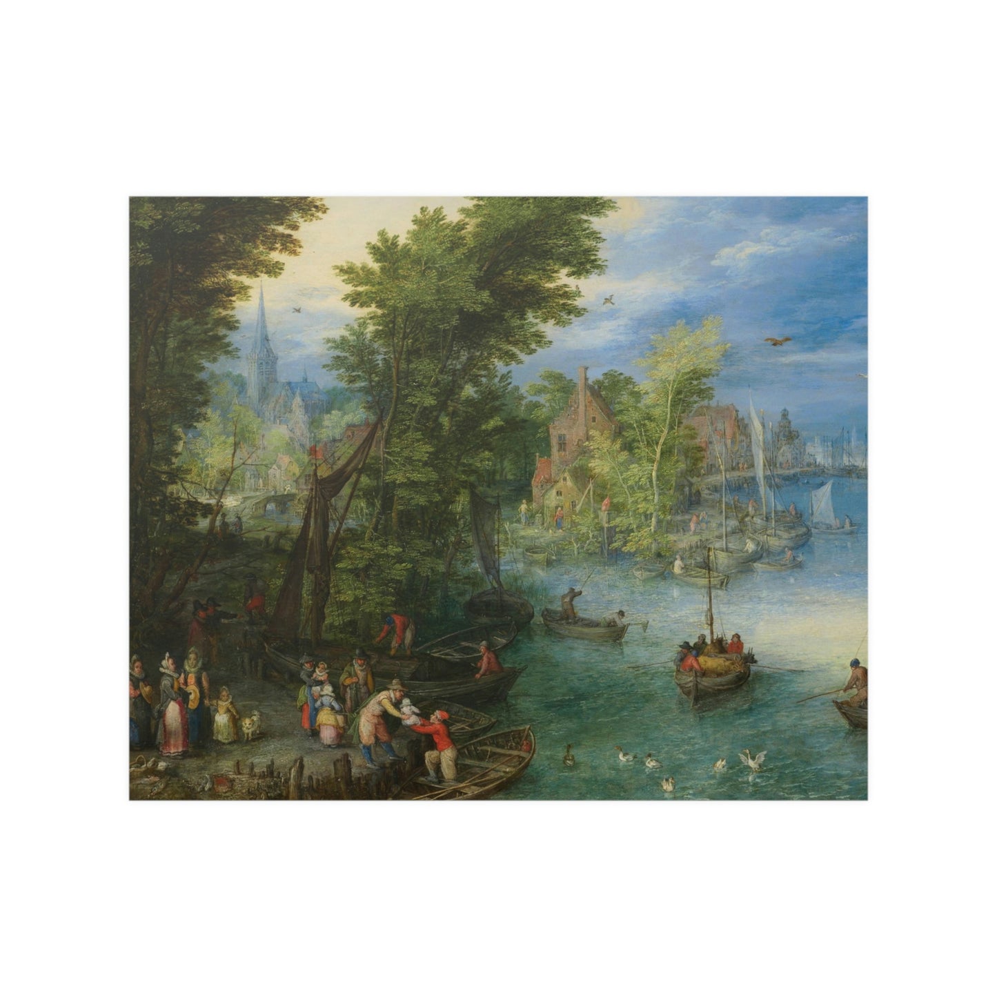 River Landscape - Poster