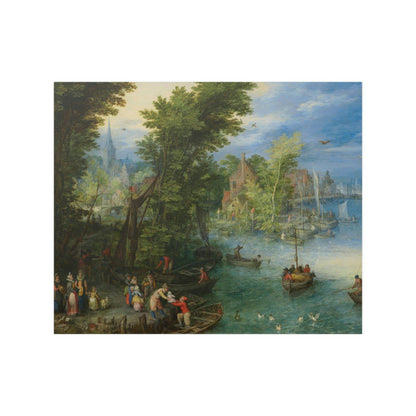 River Landscape - Poster